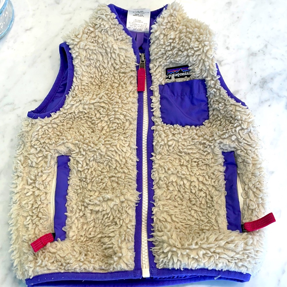 Kids/Baby Patagonia fleece vest 18 months.